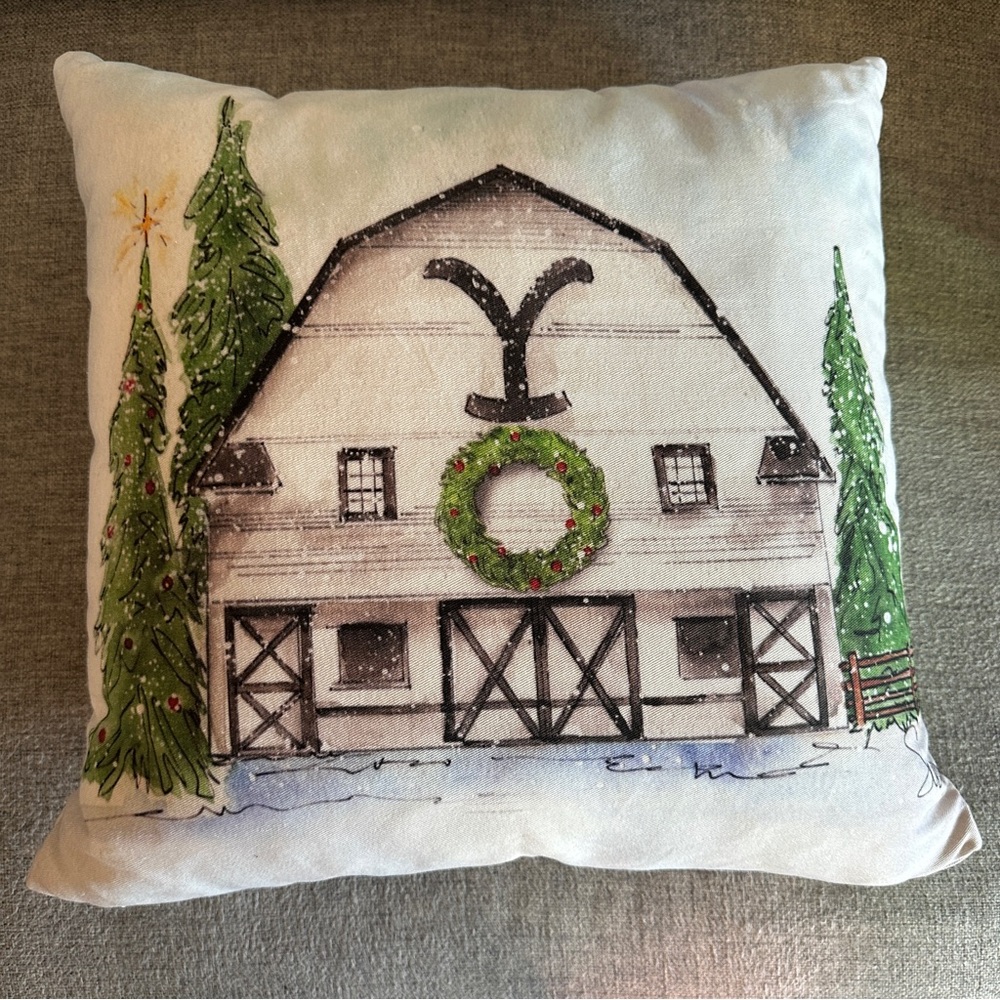 Yellowstone Dutton Decorative Throw Pillows with Inserts Set of 2 - Picture 2 of 9